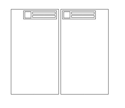 Instalación de electroimanes en puerta de dos hojas