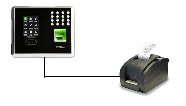 ZKTECO MB160 con impresora