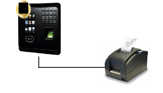 Impresora ZKP8005 con reloj checador MB360ID